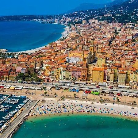 Апартаменты Beau 2 Pieces,Terrasse, Parking Menton Centre Экстерьер фото